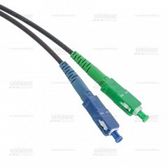 Оптическая кабельная сборка SC/APC-SC/UPC SM 50м на кабеле CO-FTTH1-1
