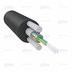 OCF UTDr 04 G657 А1 PE 1,0 - Оптический самонесущий кабель, 4 волокна, 1кН