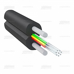 Оптический дроп кабель, 8 волокон G657, 0.25кН, диэлектрический FRP, CO-FTTH8-1