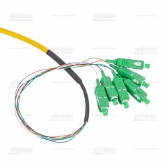 Оптическая кабельная сборка 4SC/APC-4SC/APC SM 50м на кабеле CO-DV4-1