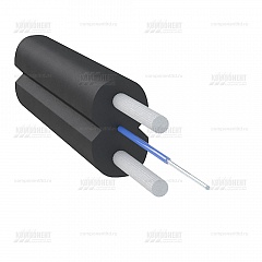 Оптический дроп кабель, 1 волокно G657, 0.25кН, диэлектрический FRP, CO-FTTH1-1