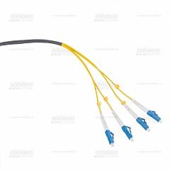 Оптическая кабельная сборка 4LC/UPC-4LC/UPC SM 50м на кабеле ОКБ-0,22-4Т